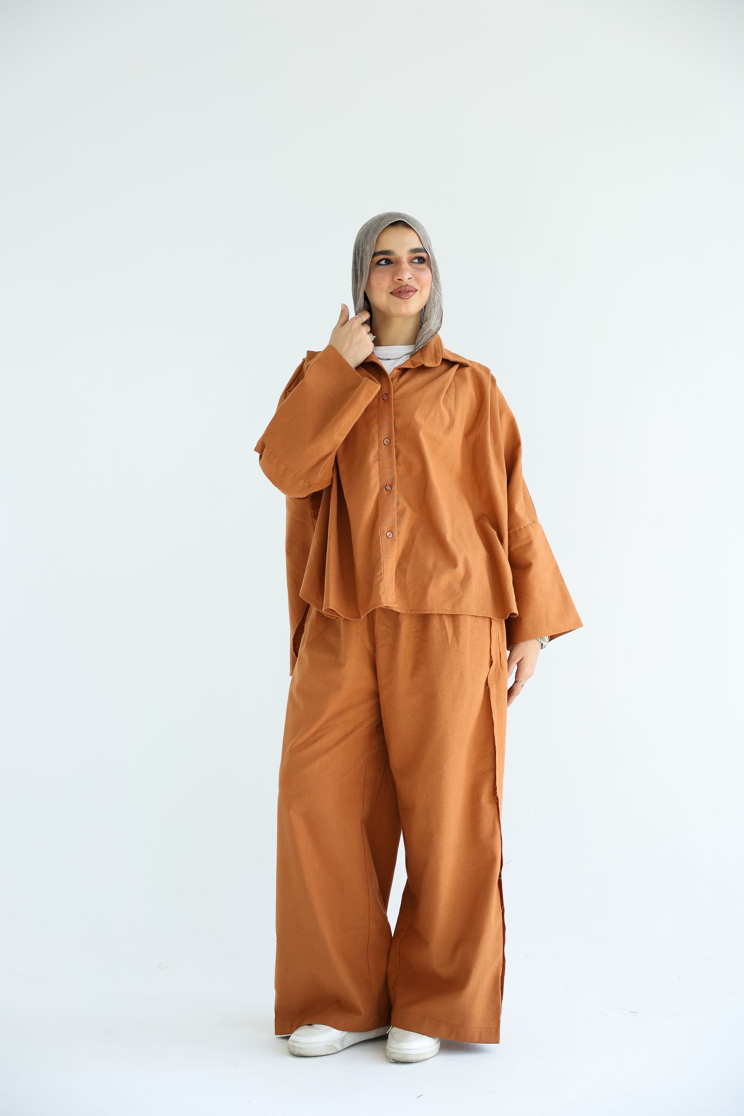Wide Leg Linen Pants