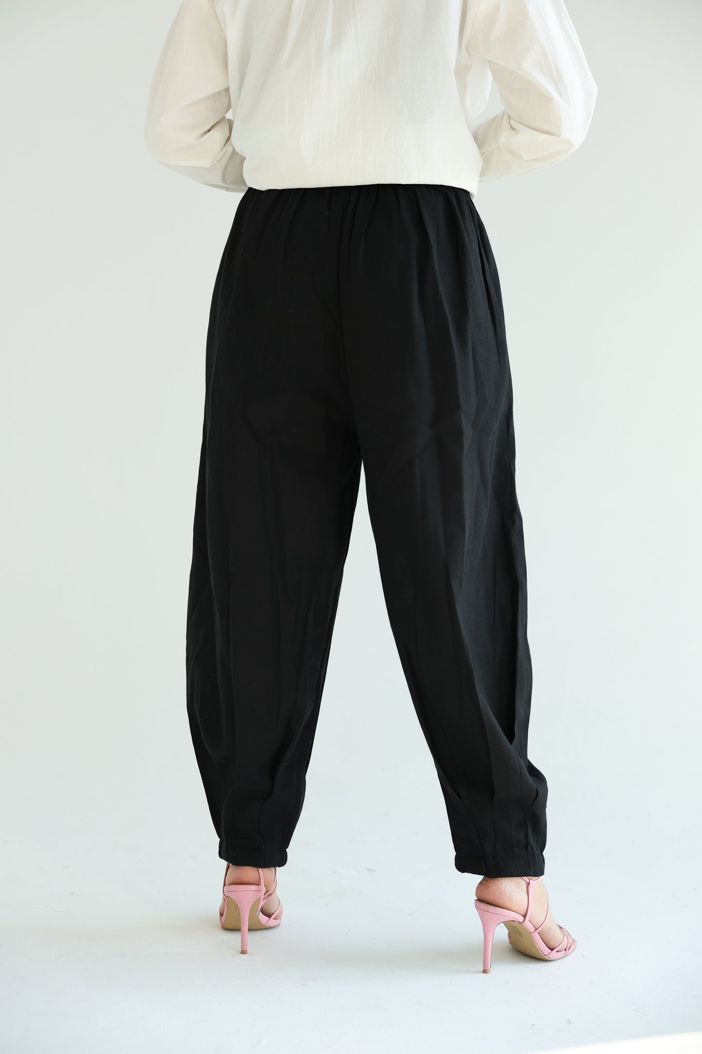 Linen Balloon Pants