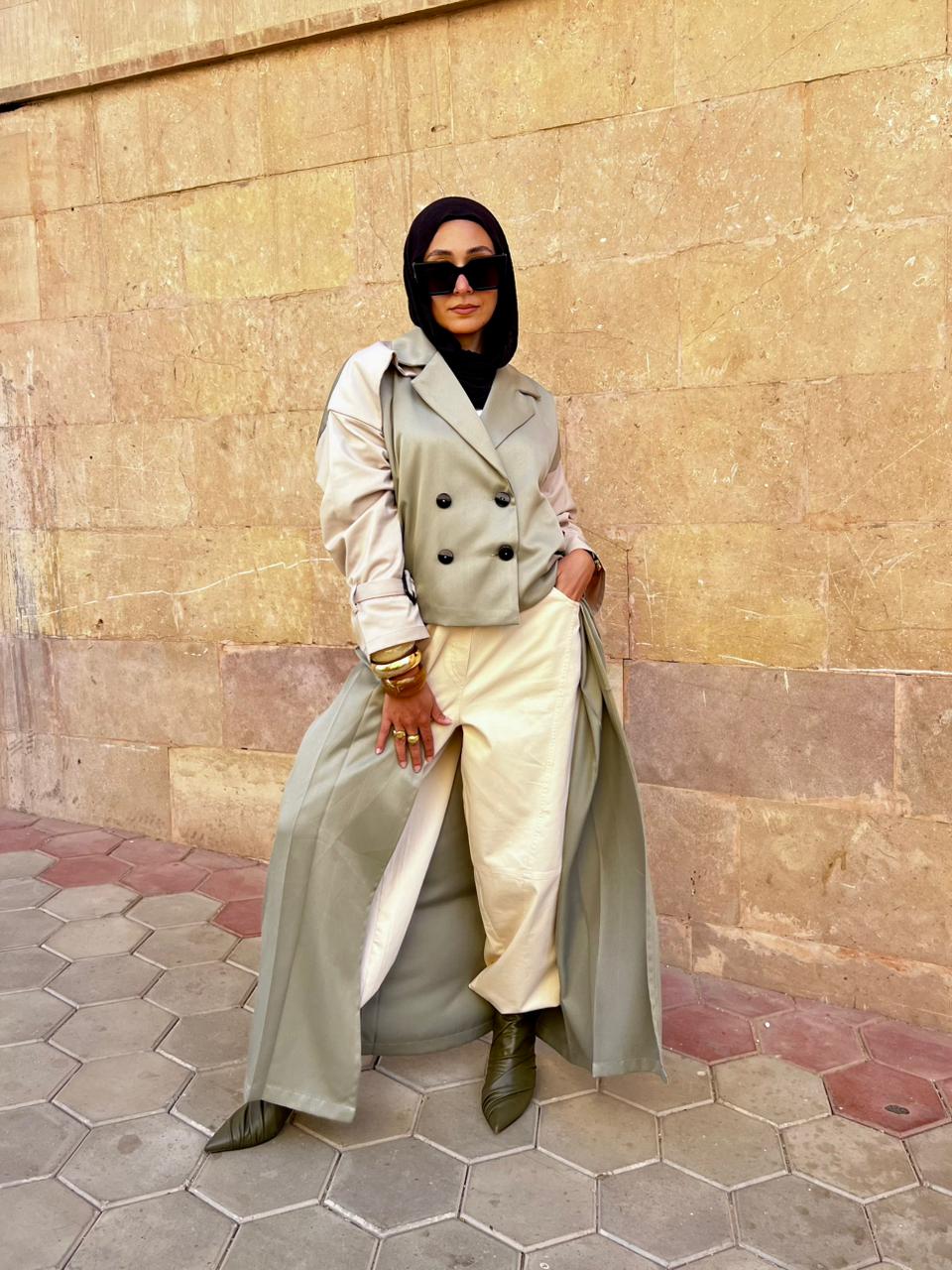 Ayat Trench Coat